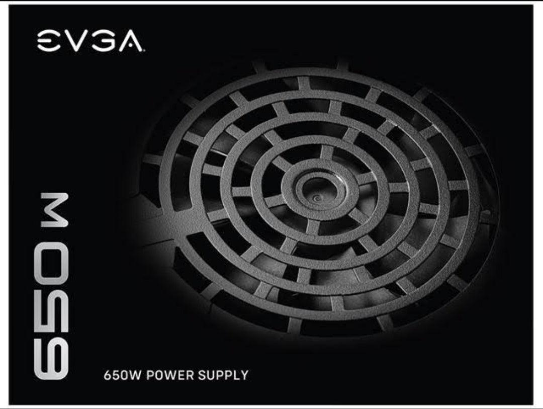 Fuente de poder EVGA de 650W