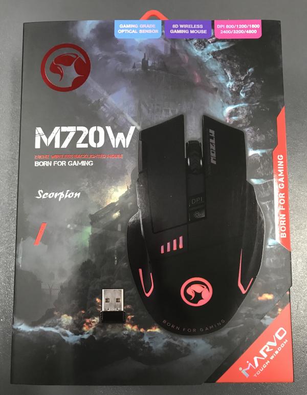 Mouse gaming Marvo/Scorpion, modelo M720W