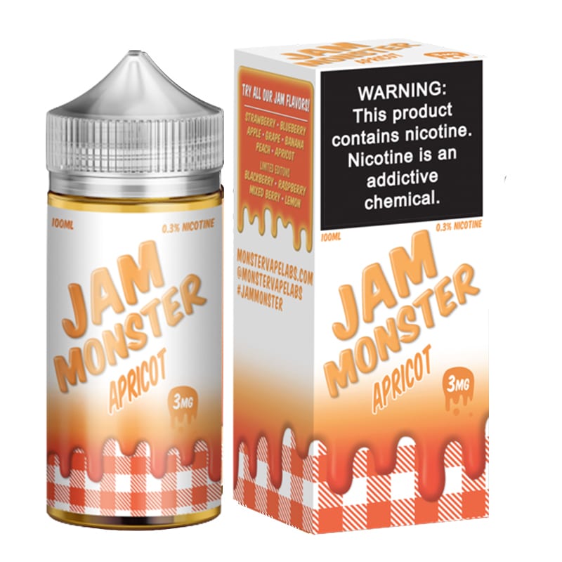 Jam Monster Apricot 3mg y 6mg.