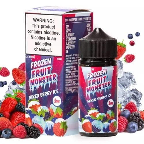 Frozen Fruit Monster Mixed Berry Ice 0mg, 3mg y 6mg.